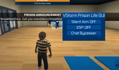 Prison life silent aim chat bypasser esp