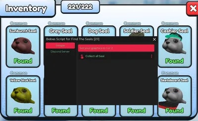 [Keyless] BBScripts Instant Get All Seals