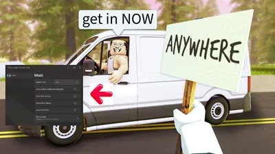 Hitch a Hike OP SCRIPT GET ALL WEAPONS, TP TO END & MORE