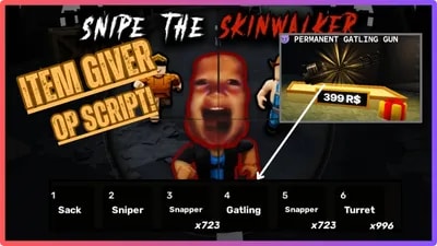 Get Gamepass Gun All Items FREE