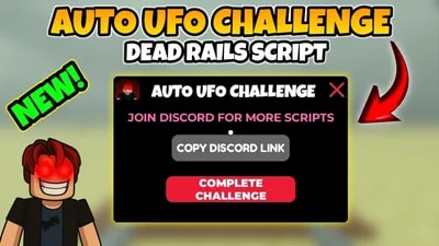 DEAD RAILS AUTO COMPLETE UFO CHALLENGE KEYLESS