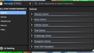 All Star Tower Defense X - Nousigi Hub