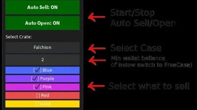 Case Opening Simulator | Auto Open/Sell | Select Case | more