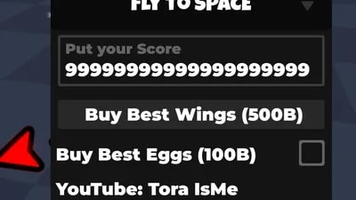 Fly to space op script