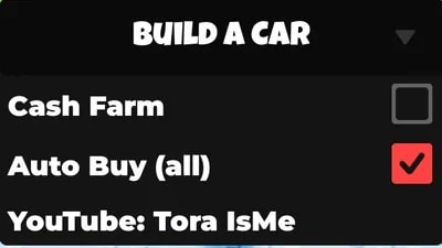 Buildacar made by tora