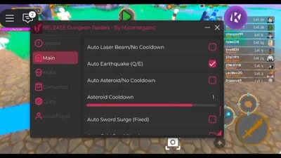 RELEASE Dungeon Raiders v4 Script Auto Farm And More