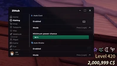 [DISCONTINUED] Undetected script for auto farm| 21hub