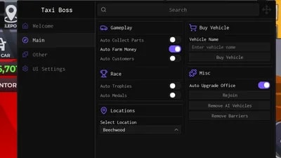 Auto Farm Money | Auto Collect Items | Auto Race | Keyless