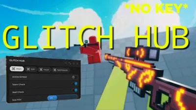[KEYLESS] GLITCH HUB AIMBOT ESP FOV FPS UNLOCKER FOV