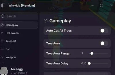 Auto Cut all trees, Tree Aura, Auto Spin Wheel