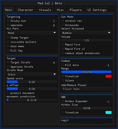 Mad.lol HVH Script