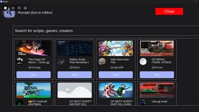 Rscripts GUI