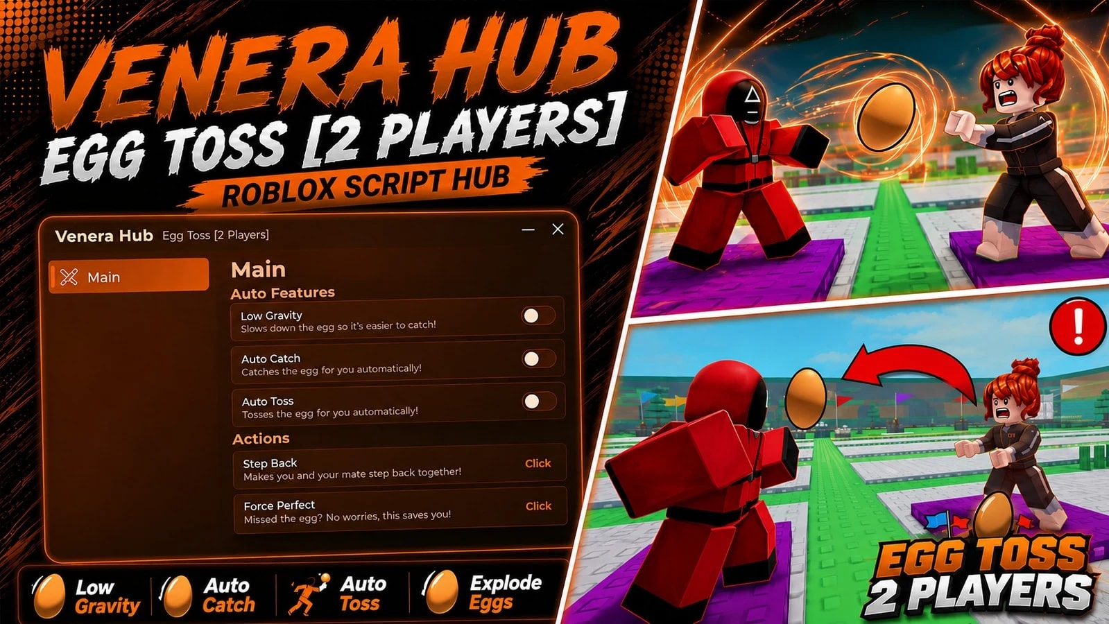 Egg Toss Script - Venera Hub