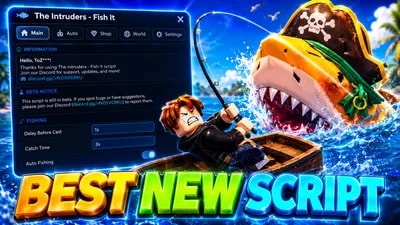 God Mode Auto Farm, Auto Fish & Webhook and more