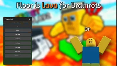 [💗] Floor is Lava for Brainrots! | Auto TP SECRET AREA