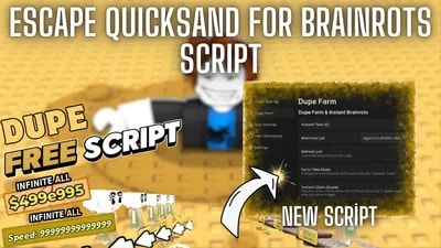 Dupe, Instant Brainrots, Auto Upgrade Base, Auto Buy