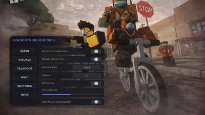 ESP, AIMLOCK, TELEPORT, AUTOSTOMP DA HOOD