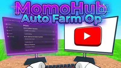 Be a Youtuber | Autofarm Op Everyting | MomoHub
