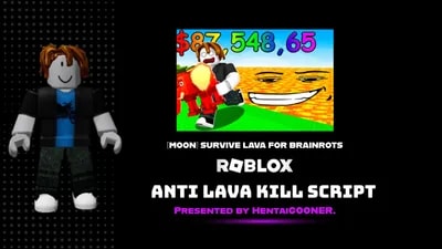 Survive Lava For Brainrots | Wjo's Anti Lava Kill