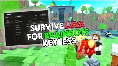[Survive Lava For Brainrots] AutoFarm Godly/MoonGlows/LC