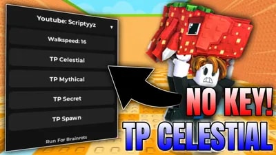 OP Script - TP CELESTIAL, TP SECRET, WALKSPEED