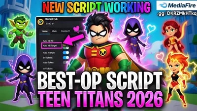 T-Titans Battlegrounds (Auto Farm, Inf Tokens + More)