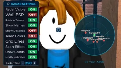 Radar + Wall ESP | Universal | Settings Panel