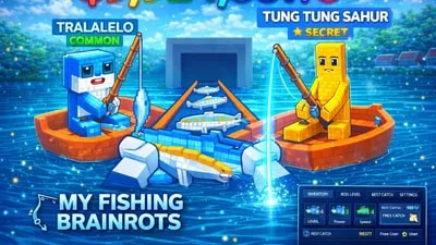 ESOR - My Fishing Brainrots UPDATED, AUTO FARM, PLACE