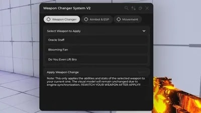 Luned hub | Weapon Changer, Aimbot, ESP, Fly Mode etc.
