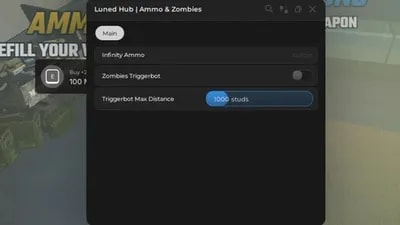 Luned Hub | Infinity Ammo And Triggerbot