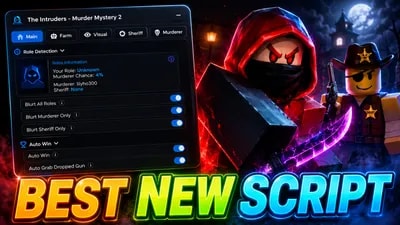 Auto Farm, God Mode, Kill All, ESP, Auto Win, Knife Aura, TP