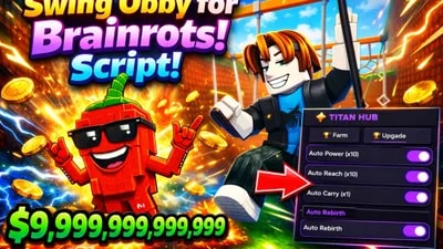 Swing Obby for Brainrots! Script