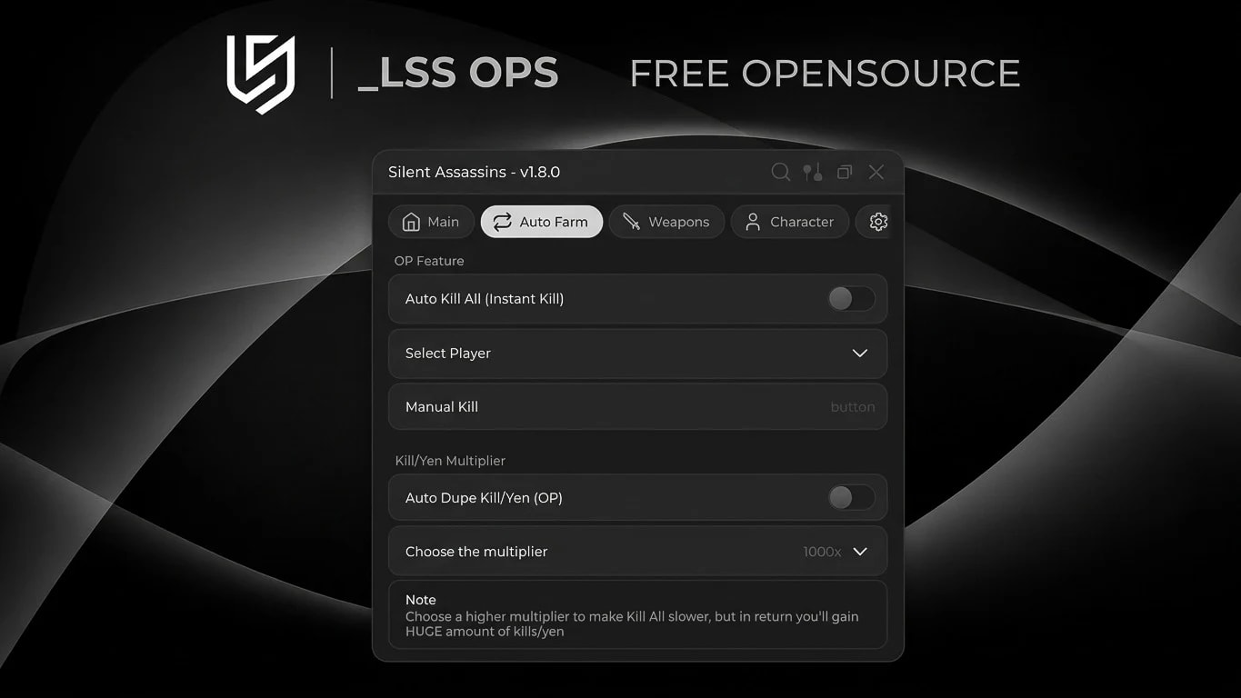 [OPENSOURCE] Kill All, DupeKill, Fast Slash, Bypass, etc