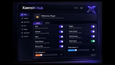COUNTER BLOX SCRIPT | XaeroX Hub|ESP AIM SPIN FOV
