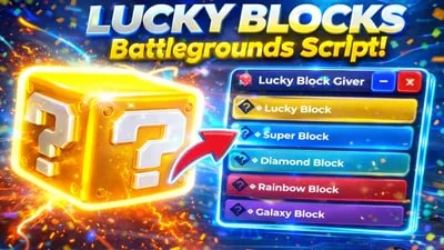 ❓ LUCKY BLOCKS Battlegrounds Scripts