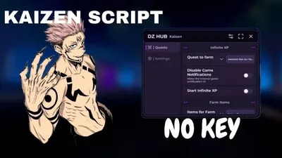 Kaizen script Inf xp Inf items