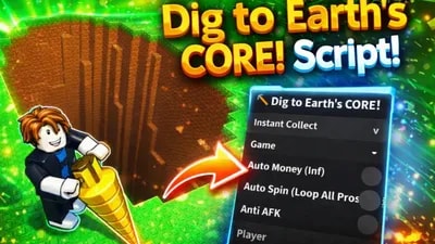 ⛏️ Dig to Earth's CORE! Script