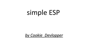 simple ESP - Works in all game