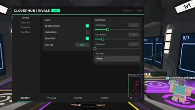CloverHUB SILENT AIM AIMBOT ESP FLY GUN MODS