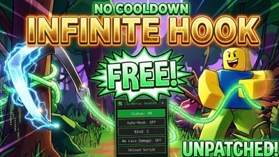 Instant Hook No Cooldown FREE