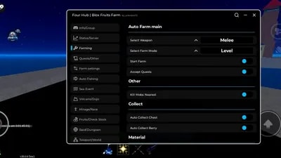 [FourHub] Auto Quest,Kill Aura, Teleport And More