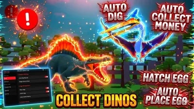 AUTO COLLECT MONEY, DIG, PLACE, HATCH EGG. DISCARD EGG