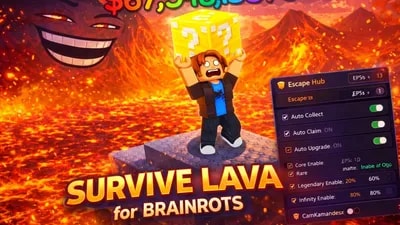 ESOR - Survive Lava for Brainrots NEW, FLY, VIP, Auto Farm