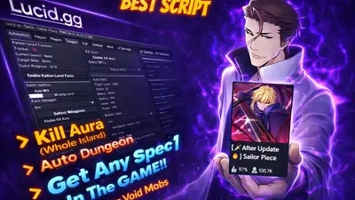 [ NO KEY ] Infinite Killaura Range , Auto Max Level ... OP
