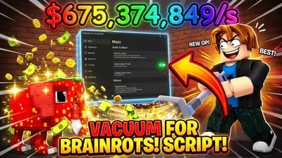 Vacuum For Brainrots! OP SCRIPT!