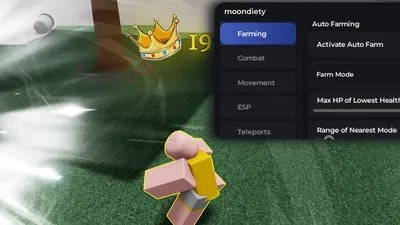 Fastest Auto Farms invisibility and 90+ feature by moondiety