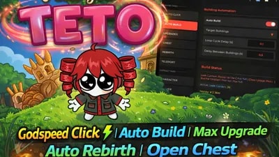 Godspeed Click⚡ Auto Build | Upgrade | Rebirth | UST Collect