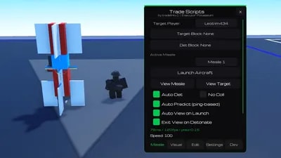 Plane Crazy Missile Script (Made By Tradelinkv1)