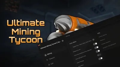 Auto Mine, Auto Sell, Auto Prestige, ESP, Walkspeed and more