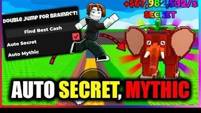 💵 +1 double jump for Brainrots Script - AUTO SECRET, MYTHIC